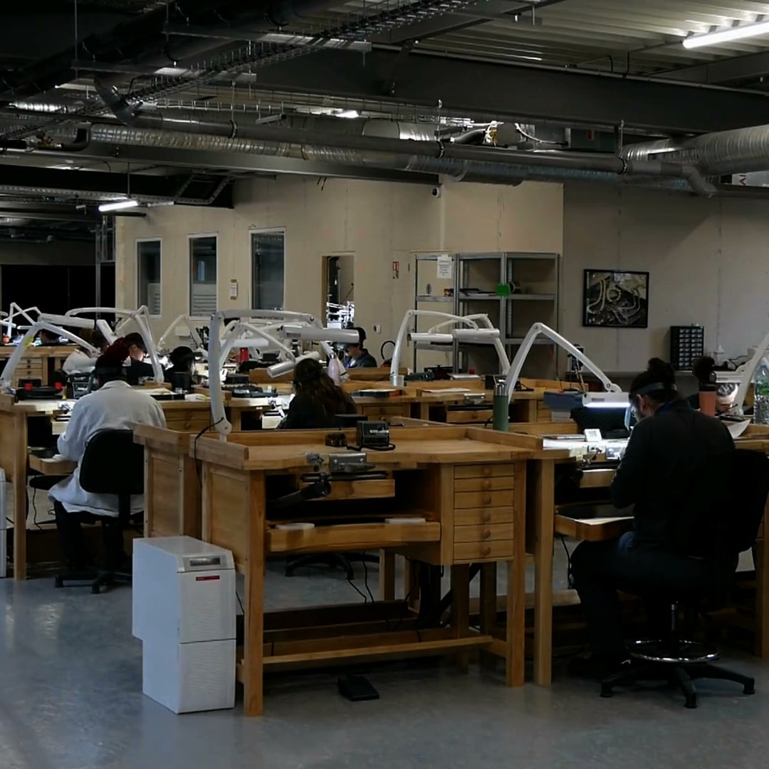 Îlots d’artisans regroupés par compétences de joaillerie